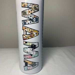 Cat Dog Mama 20 Oz Skinny Tumbler